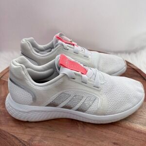 Adidas Edge Lux Womens Running Shoes White Silver Coral GX0587 Wmn Size 7 Bounce